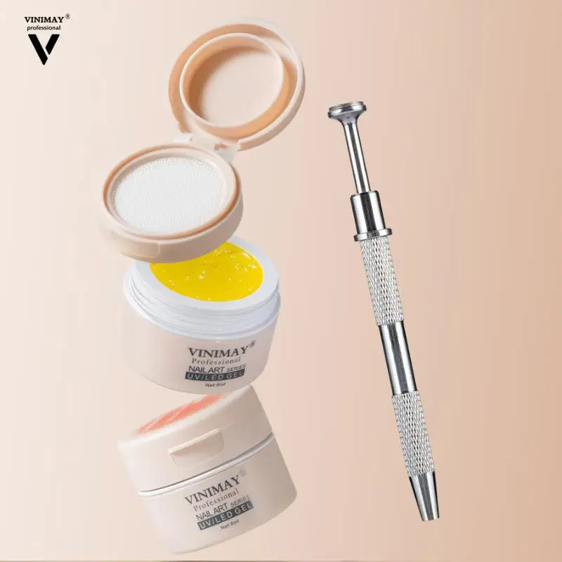 8ml 네일아트 패팅 글루 네일 폴리쉬 6가지 색상 패팅 페인팅 젤 형광 슬랩 네일 폴리쉬 쏙 오프 UV LED 매니큐어용