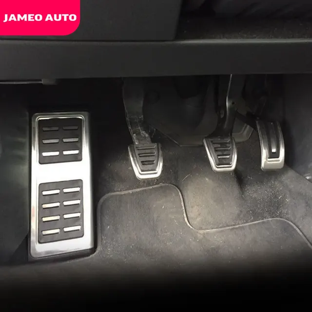 Jameo Auto Car Sport Fuel Brake Pedal Cover Rest Food Pedals