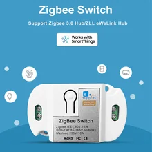 

ZigBee Light Fan Ceiling Lamp Smart Switch Module Voice Control Home Appliance Controller Plastic Intelligent Supplies