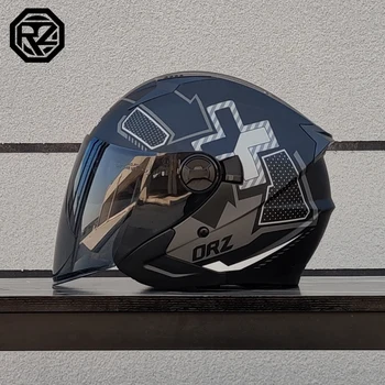 Half Helmet Men and Women Motorcycle Off-Road Summer Helmet Downhill Racing Mountain Cross Casco Capacete ORZ-705