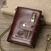 SCHLATUM Men Leather Wallet Fashion Short Zipper RFID Purses New Style Multifunction Credit Business Card Holder 1
