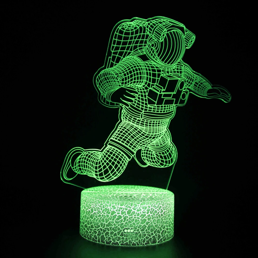 Nighdn Spaceman 3D Night Lights Astronaut Optical Illusion Lamp Birthday Gift for Kids Boys Room Decor Colorful LED Night Light