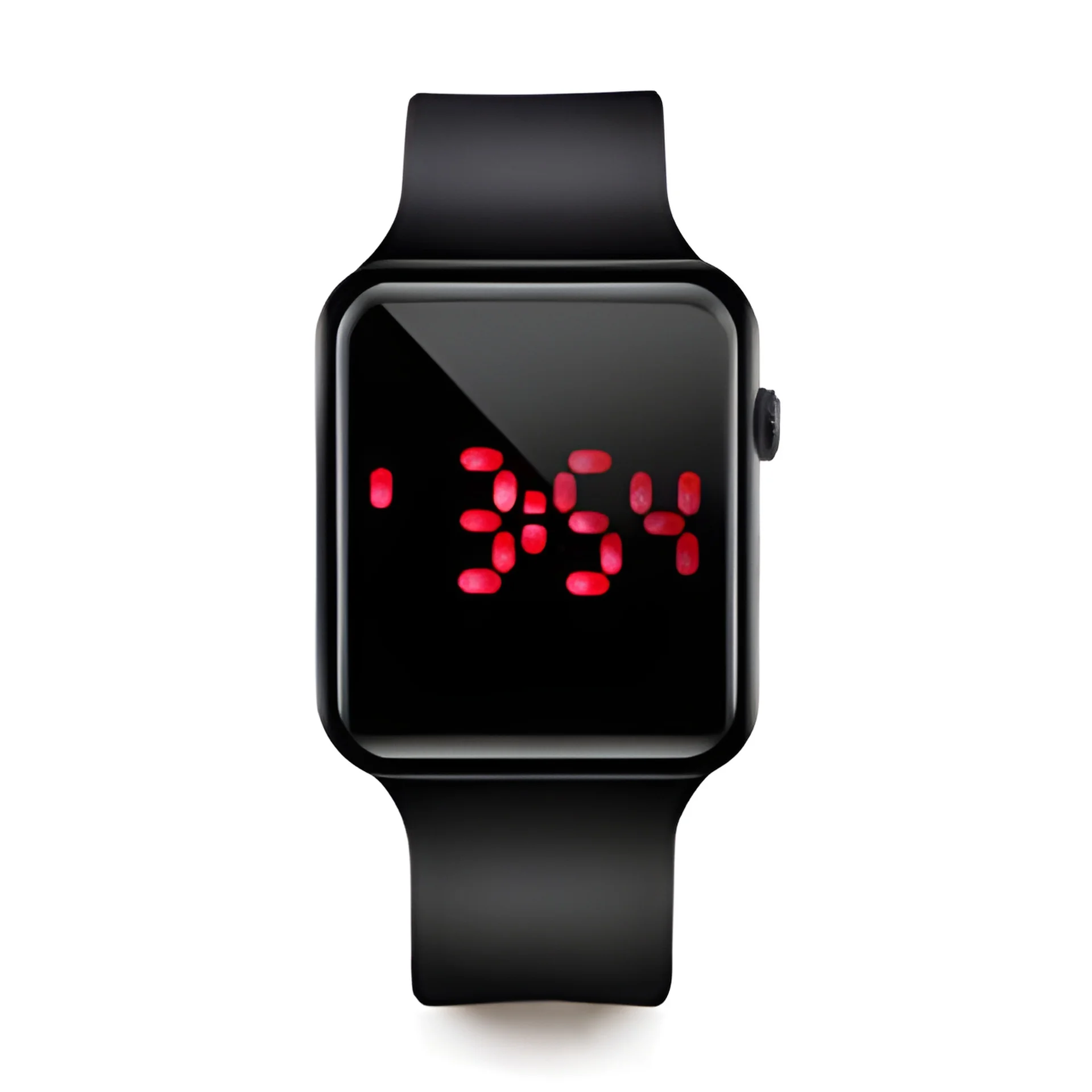 New fashion creative led square thin electronic watch sports display electronic silicone watch 2