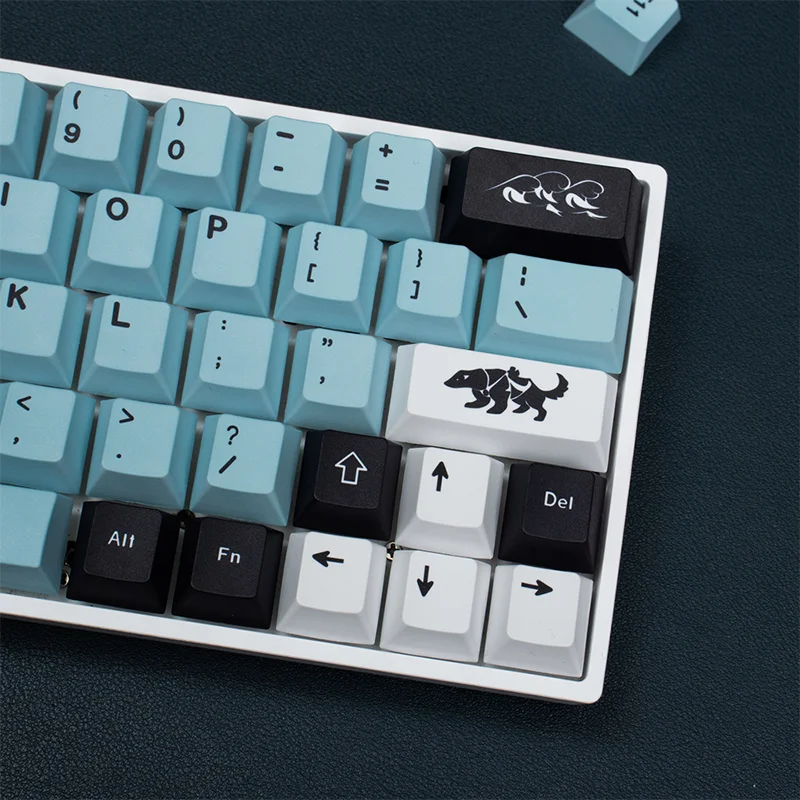 Gmk Clones Mizu Keycaps Pbt Keycaps Perfil Cereja Dye Sub Keycap Teclado Mecânico para mx Switch 61 64 68 87 96 104 Chaves - Imagem 4