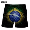 3D Printing Brazil Flag Pattern Beach Shorts For Men Summer Fashion Casual Board Shorts Men Outdoor Sport Gym Swimming Trunks 4