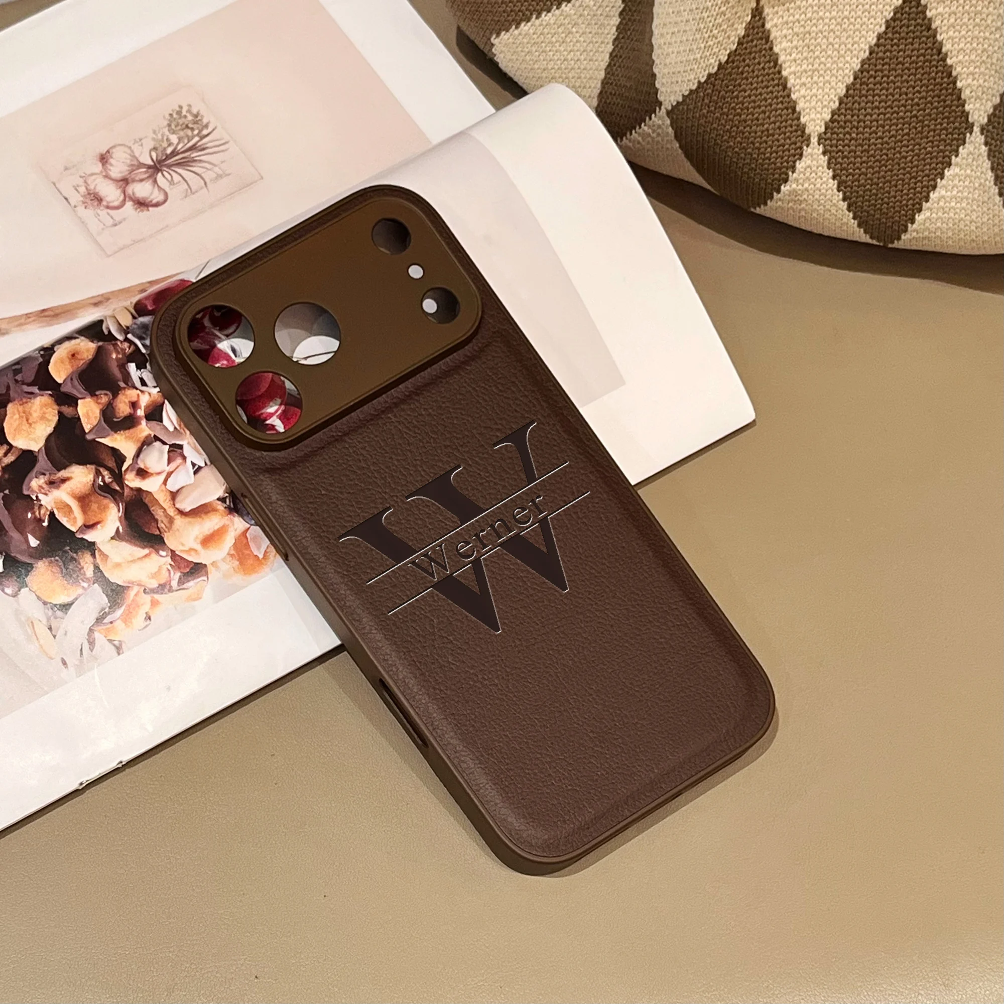 Custom Luxury Business Style Personalized Phone Case Compatible With Iphone thumbnail 3