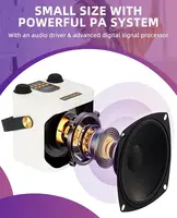 High Power Karaoke Bluetooth Speaker Portable 360 Stereo Surround Waterproof Wireless Subwoofer with 2 Mic Boombox music player - Image 2