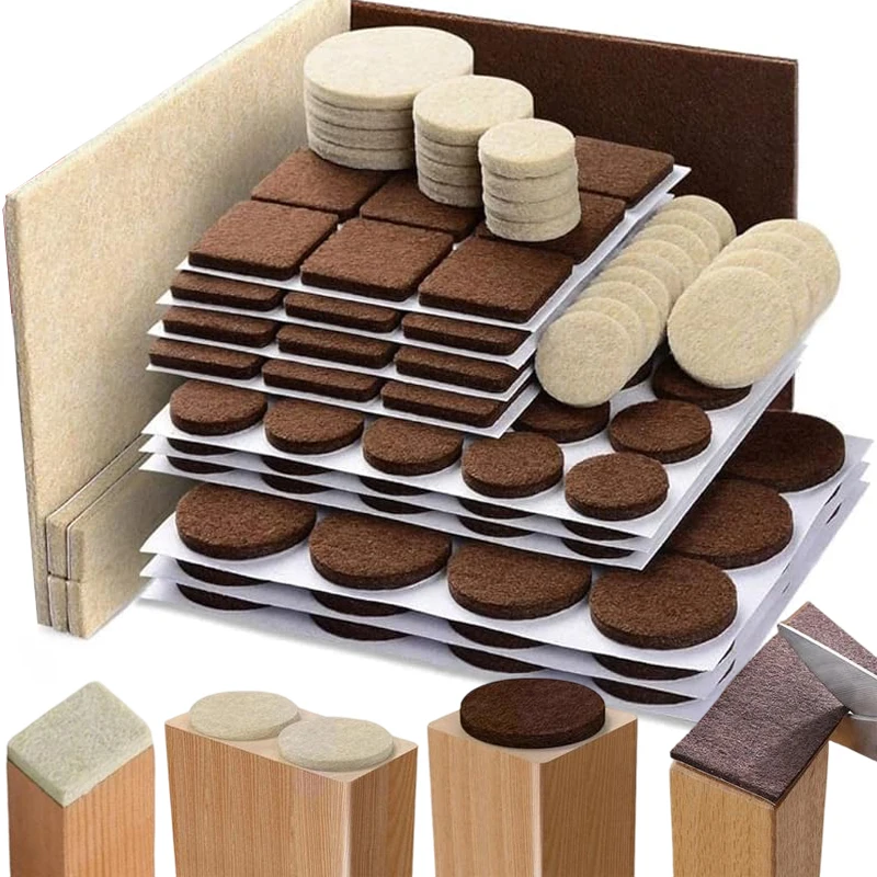 Self-Adhesive Non-Slip Furniture Felt Pads