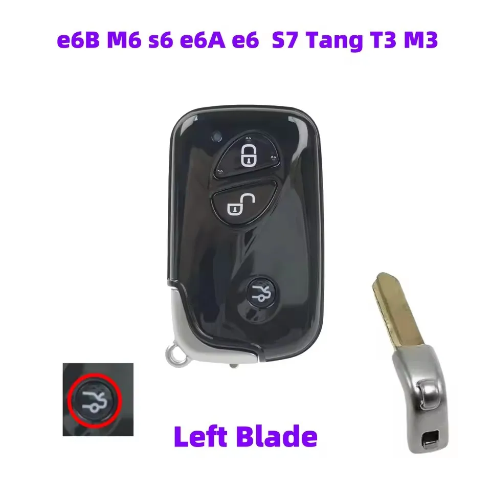 Enhanced Smart Keyless Remote Key Fob with 3 Buttons and ID46 Chip, 315MHz Frequency