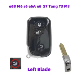 Enhanced Smart Keyless Remote Key Fob with 3 Buttons and ID46 Chip, 315MHz Frequency - Trunk Left Blade