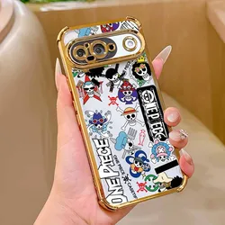 Plating Drop - proof Transparent Soft Phone Case Cover - Pixel 10A 5G (D01 - DDgd)