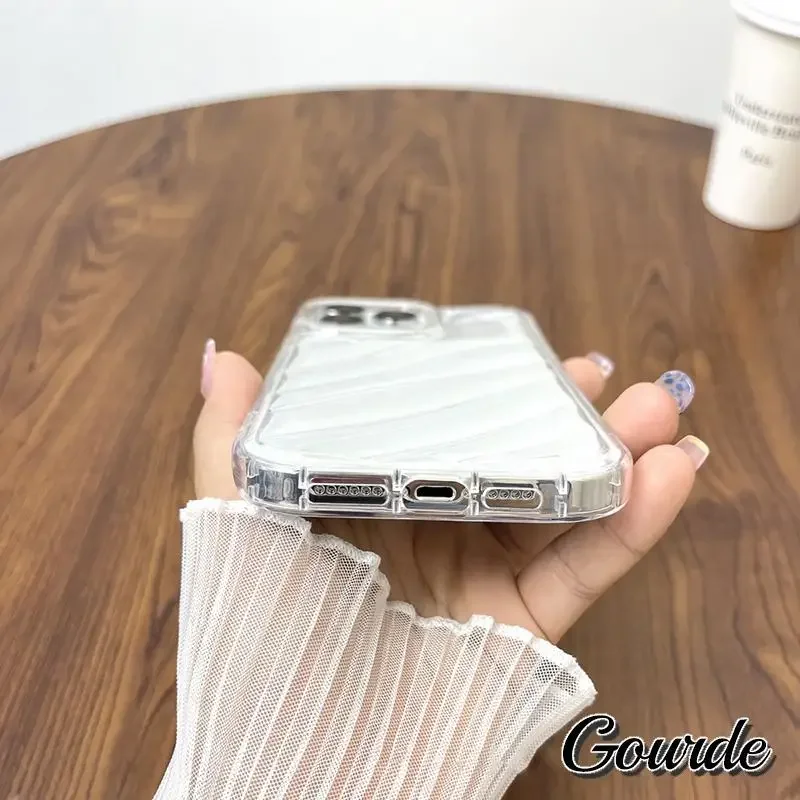 غورد حافظة سيليكون شفافة ايفون