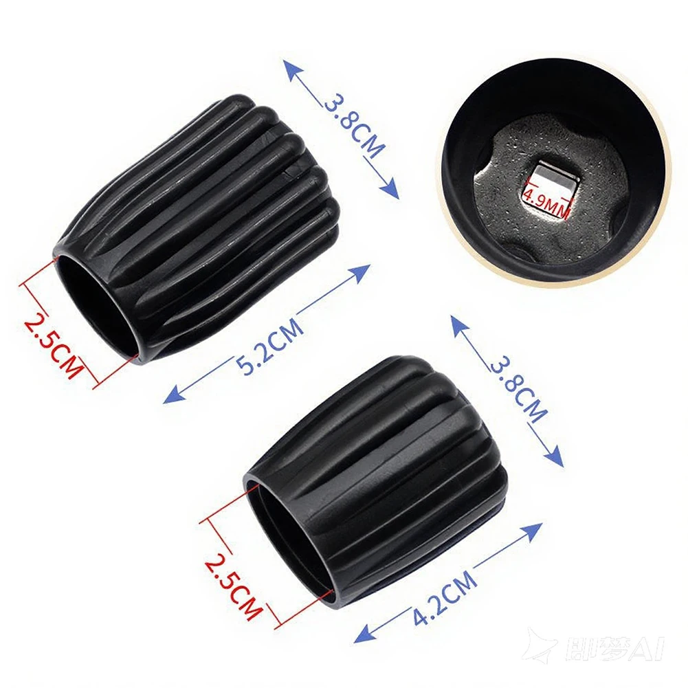 Scuba Diving Tank Valve Knob Air Tank Valve Cap Non Slip Scuba Tank Valve Part Scuba Tank Valve Handwheel Diving Accessories