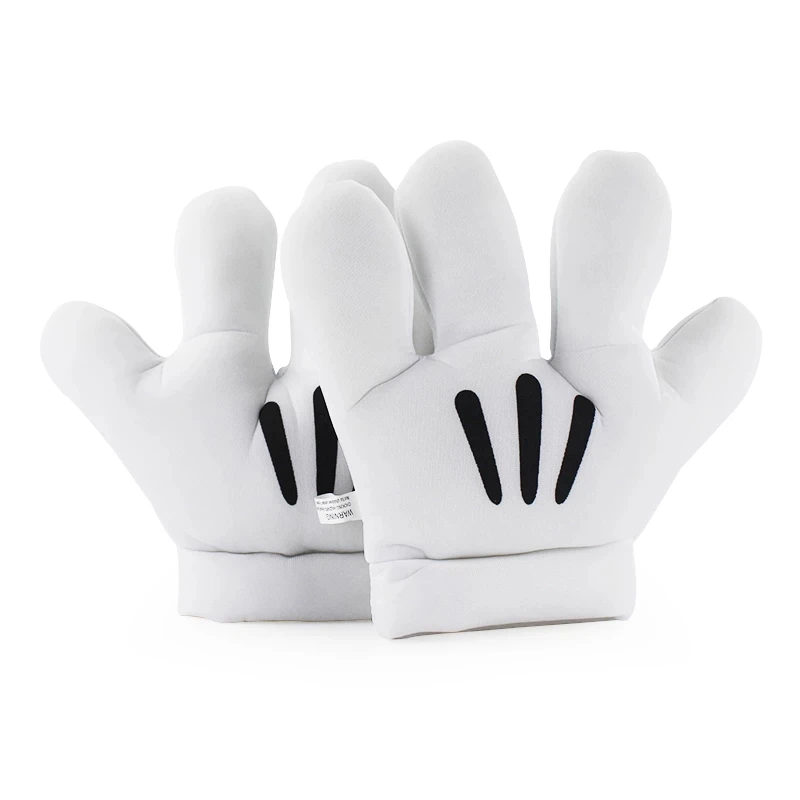 Mickey Mouse Gloves Hand Puppet Minnie Mouse Performing props Cartoon Hand Cushion Pillow Cosplay Tool Gifts For Children