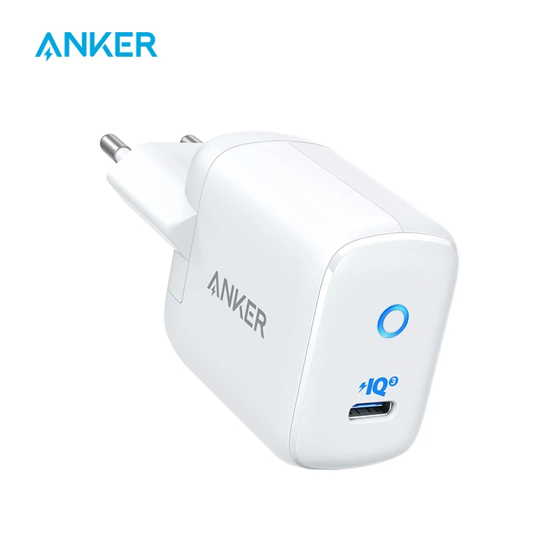 Fast Charger Anker 30W PIQ 3.0 type c charger PowerPort III Mini Compact  for iPhone 12 usb charger for xiaomi 12