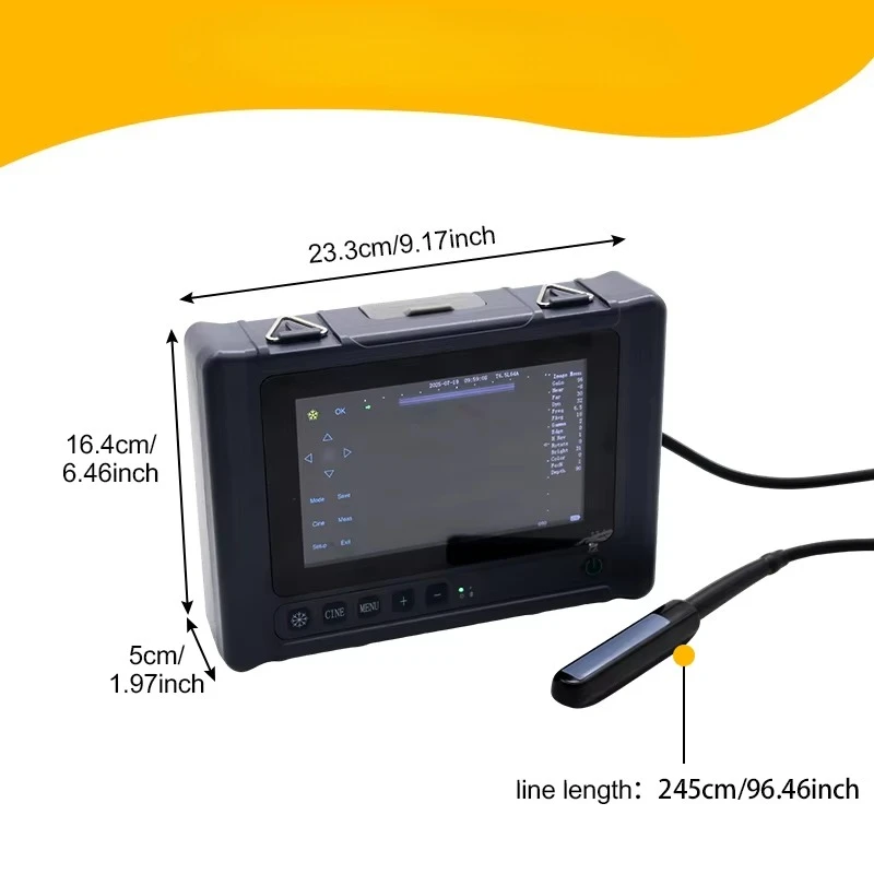 Z7231 수의학 모니터링 장치 소 동물 초음파 스캐너 초고효율 동물용 전기 초음파 기기