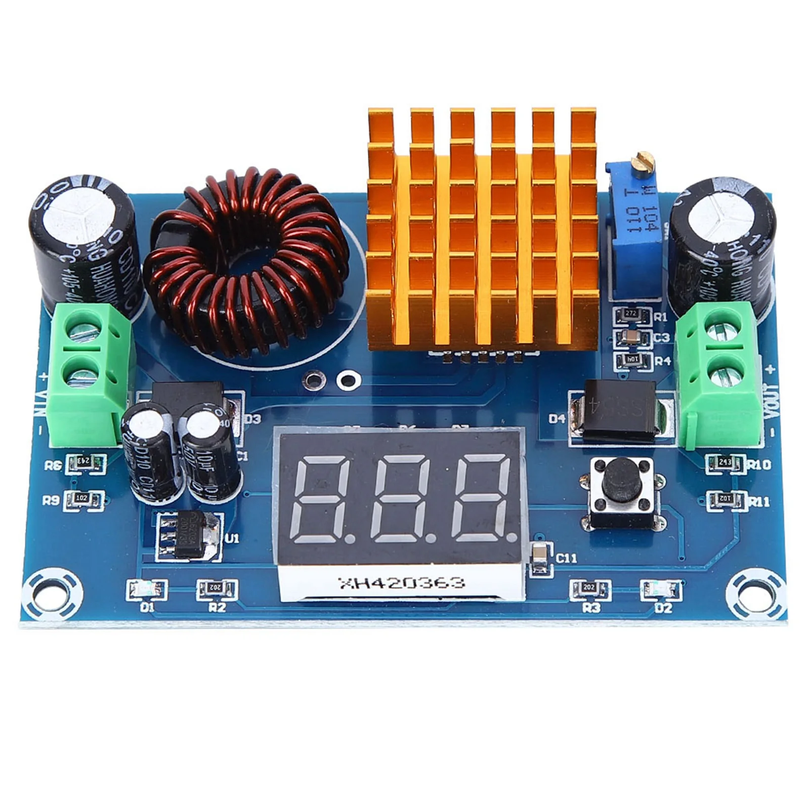 Power Supply Voltage Converter Power Module DC-DC Boost Step Up Converter 4-35V to 5V-45V 5A