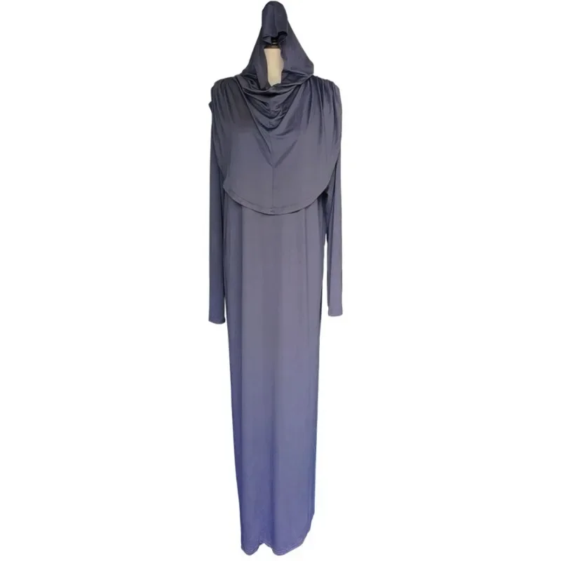 Women's Prayer Garment Ramadan Muslim Abaya Kaftan Women Jilbab with Hijab Abayat Islam Modest Dress Robe Islamic Arab Clothes