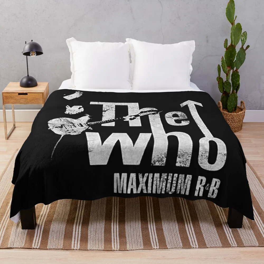 

The Who Maximum R&B Pete Townshend Rock Official Throw Blanket Luxury Brand Blanket manga Picnic Blanket