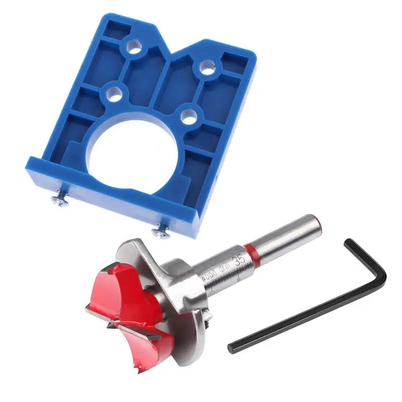 

Hole Opener Hinge Jig 35mm Hinge Boring Jig Drill Guide Hinge Positioner Concealed Hinge Hole Drilling Guide Locator For Cabinet