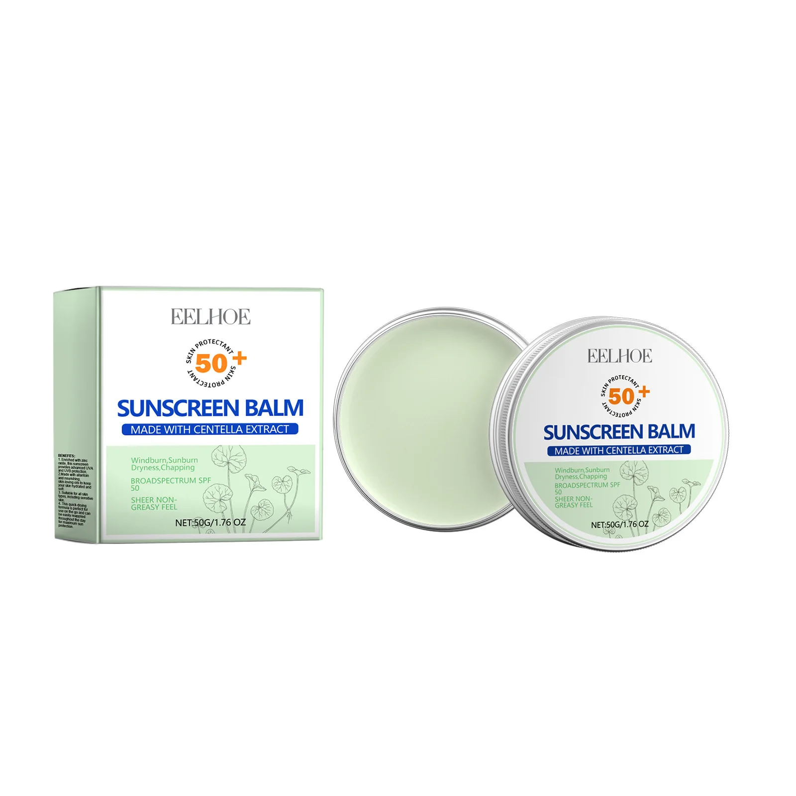 Centella Sun Cream SPF50 Facial Sun Protection Brightening Moisturizing Anti Sunburn Shrink Pores Oil Control Skin Care Original