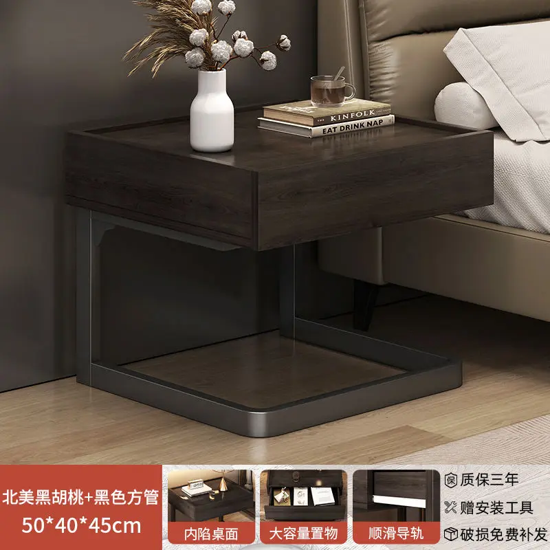 thumbnail image 1 of Mesita de noche flotante: diseño minimalista moderno, gabinete de almacenamiento de lujo para dormitorios de invitados y principales, 1 of 4