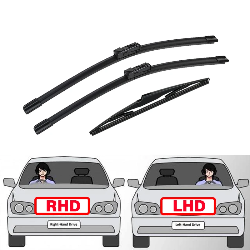 Set Van 2 Flexibele Ruitenwisserbladen  1 Voor De Bestuurder En 1 Voor De Passagier Voor Boxer 244 Ua00860