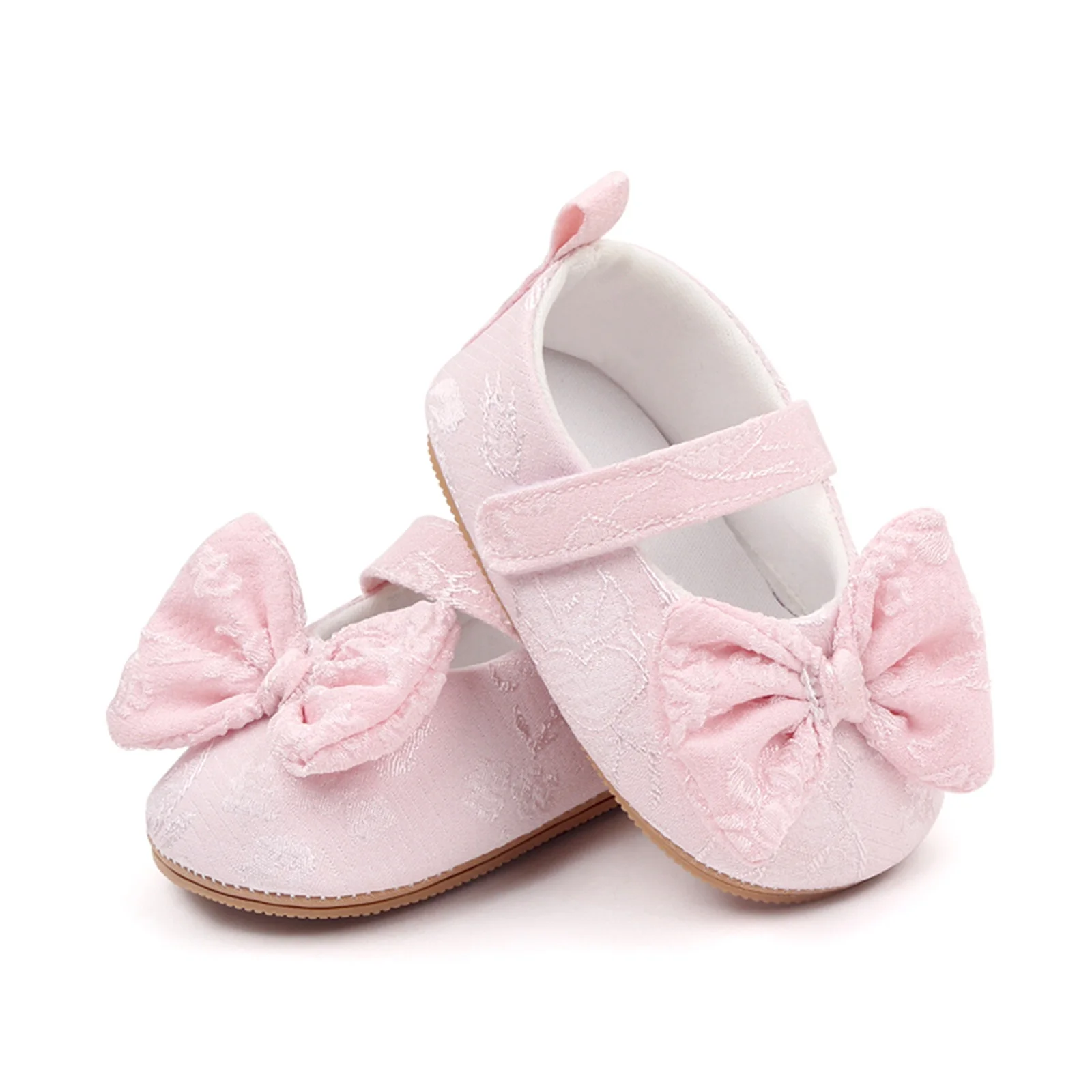 Baby Girls Princess Shoes Soft Bow Lace Flower Non-slip Rubber Soft-Sole Flat Bottom First Walker Shoes Toddler Crib-baby shoes,baby sandals,children flats