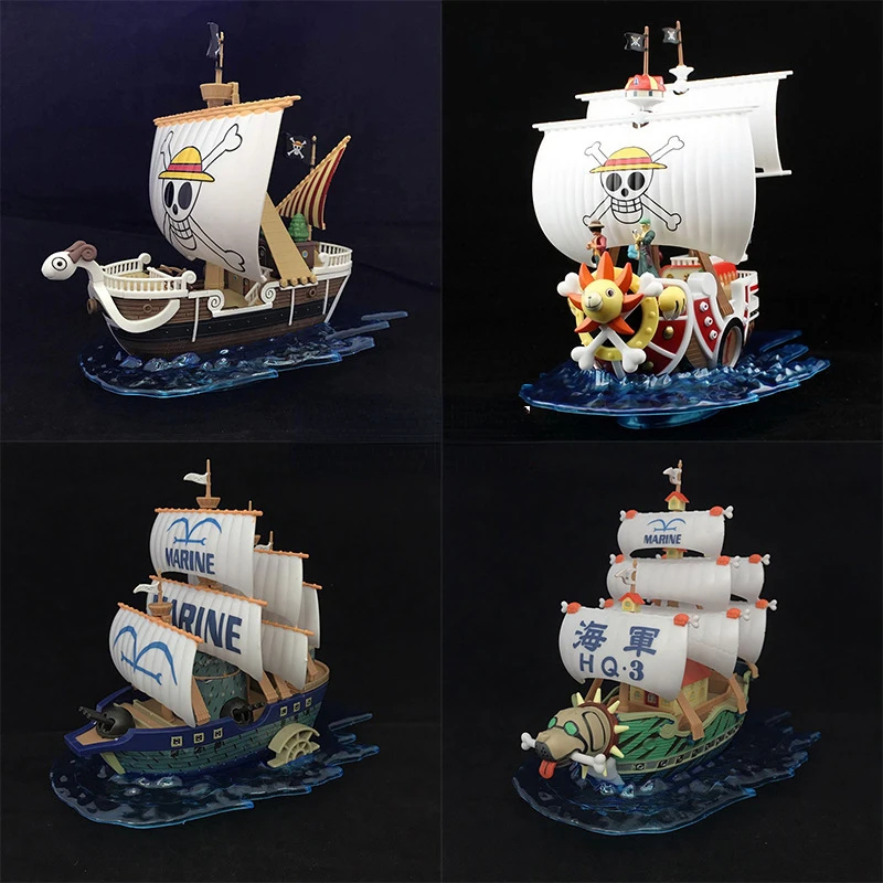 One Piece Pirate Ship Assembly Model Ship Going Merry Model Toy Gift