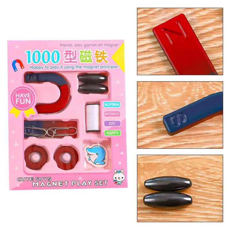 

Magnets U-shaped Magnet Set Science Magnet Experiment Physics Kit For Students Stem Experiment Tools Including Horseshoe Magnets