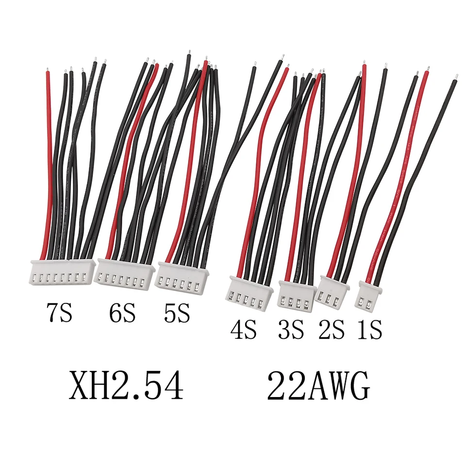 VUNIVERSUM 5 Paar 3S 4Pin JST-XH 2.5mm Balancer Premium Mini Stecker