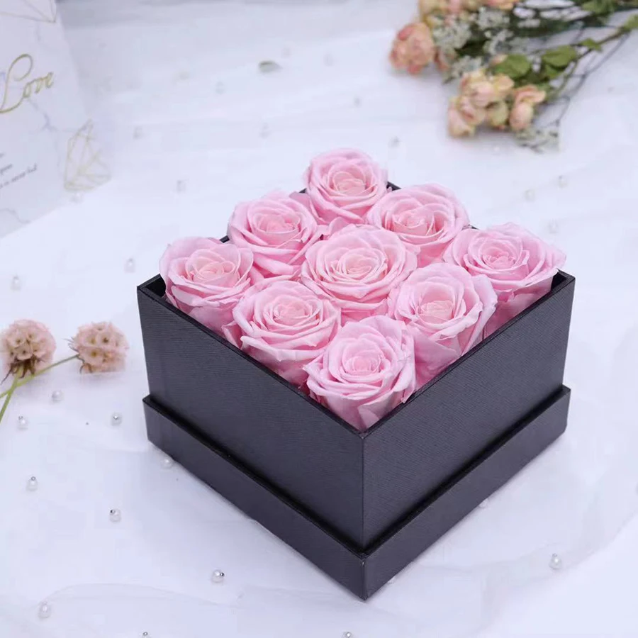 Eternal Rose In Love Box Preserved Real Flowers with Box Set Best Mothers  Day Gift Romantic