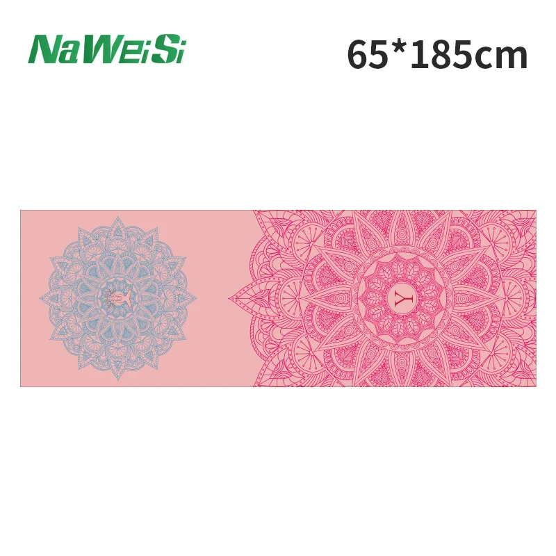 Luxury Double-Sided Velvet Non-Slip Yoga & Fitness Towel - Portable, Quick-Dry, Folding Sports & Beach Mat