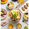 Folding Portable Travel with Small Multifunction Grill Hotpot Cooking and Frying Split Type Electric Hot Pot Mini Multicooker 5