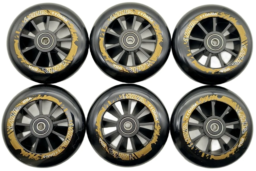 Roller skating wheels 90mm 100mm 110mm 85A 6wheels/lot