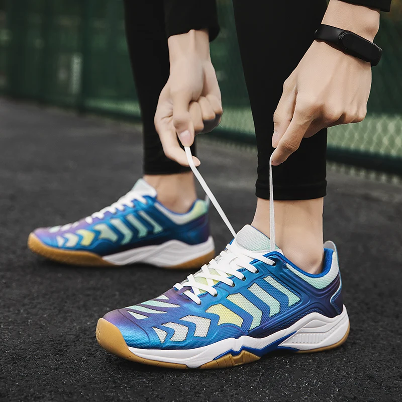 Casual Professional Table Tennis Shoe Comprehensive Training Badminton Popular Tennis Shoes MD Sole Seamless Cutting Technology