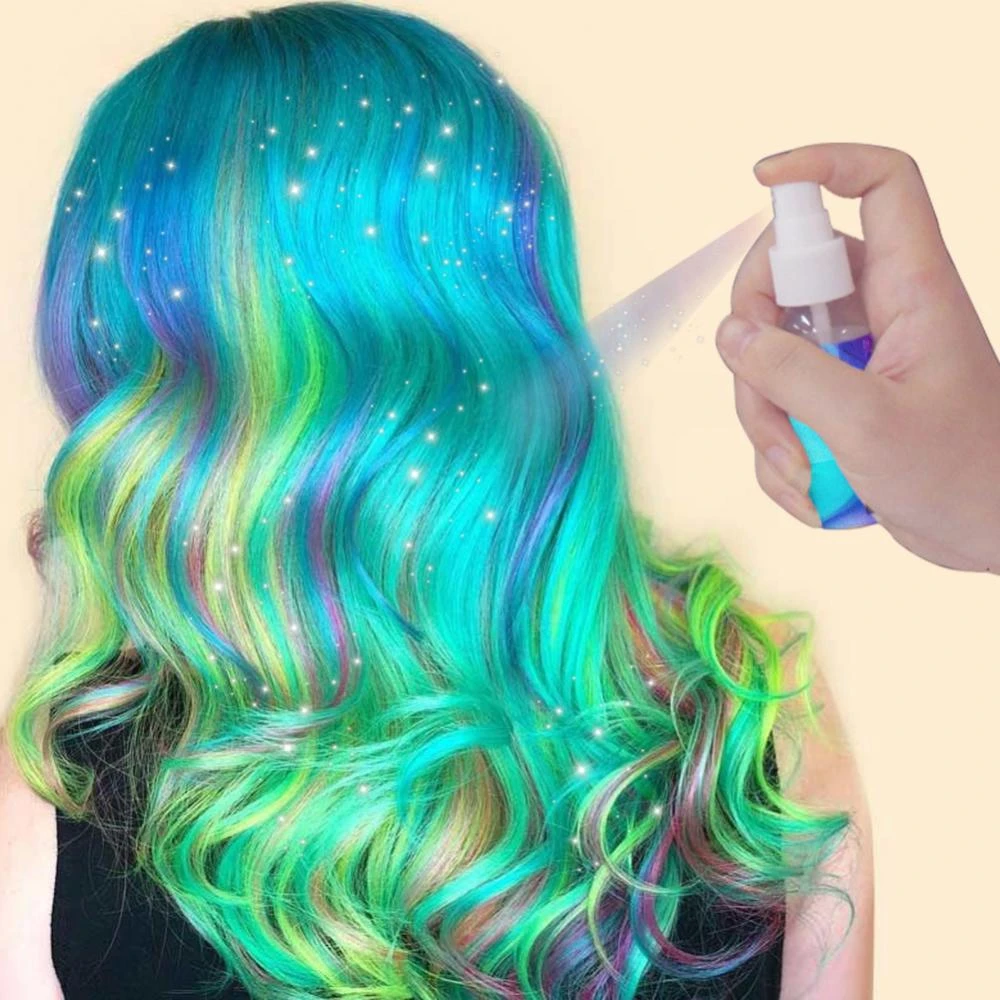 Disposable Rainbow Hair Color Spray Quick And Easy To Color Does Not Hurt Hair  Glitter Hair Spray Party Hair Styling Product| | - AliExpress