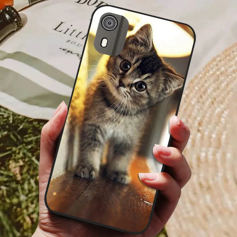 Sleek Black Shockproof Silicone Phone Case - Soft Protective Back Cover