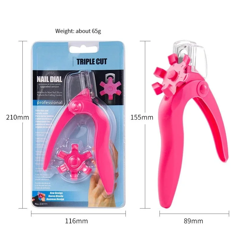 Nail Clipper Acrylic Nail Clipper Adjustable Stainless Steel Cutter Trimmer for Nail Art Beauty Salon Tool Manicure Project