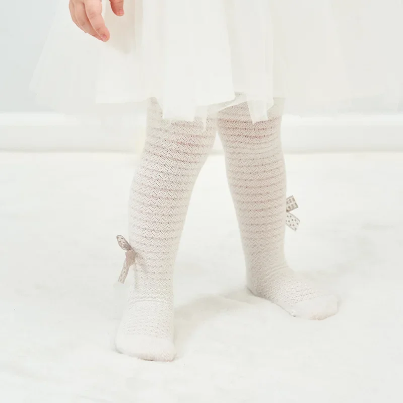 Summer Mesh Baby Tights Infant Girl Toddler Newborn Kids Pantyhose Lace Bow Hosiery Kids Stockings Children Tights