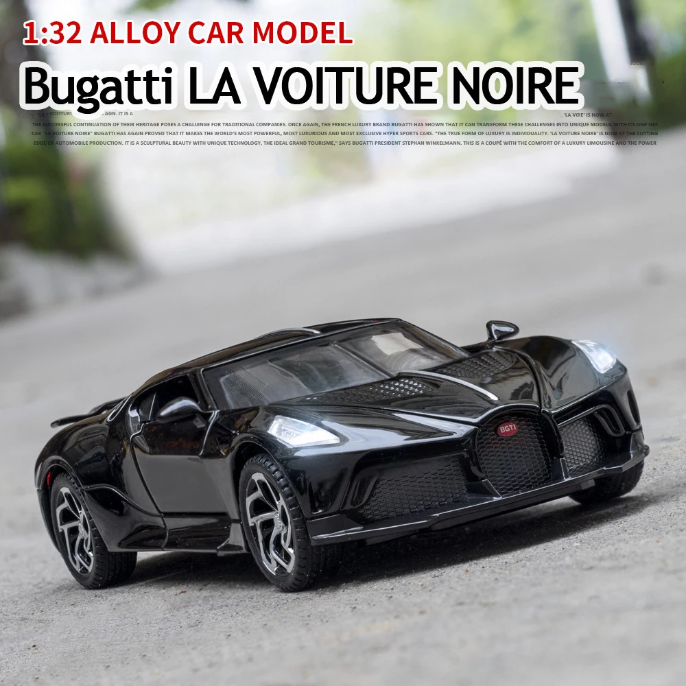 1:32 Bugatti Super Sports Car Alloy Model Toy Diecasts & Toy Vehicles Car Model Sound and light Car Toys For Kids Gifts