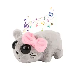 Sad Hamster Meme Plush Toy with Sound - Cute Stuffed Animal Doll for Kids - Perfect Gift for Birthdays and Valentine's Day (With Sound)