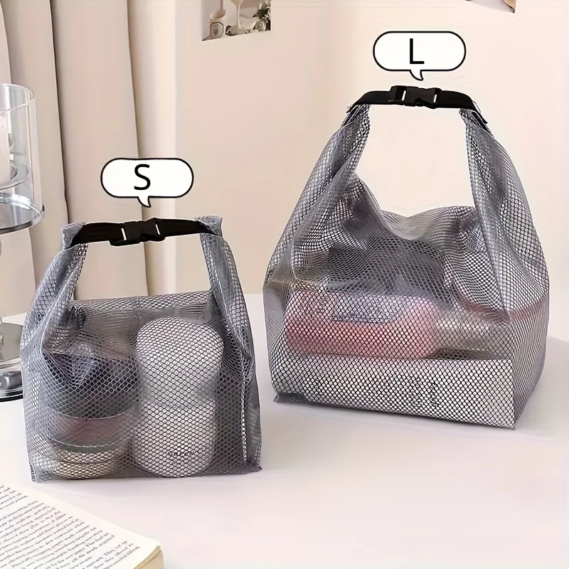 1/2PCS Travel Toiletry Bag Storage Bag with Buckle Closure, Suitable for Storing Swimwear, Cosmetics, and Skincare Products