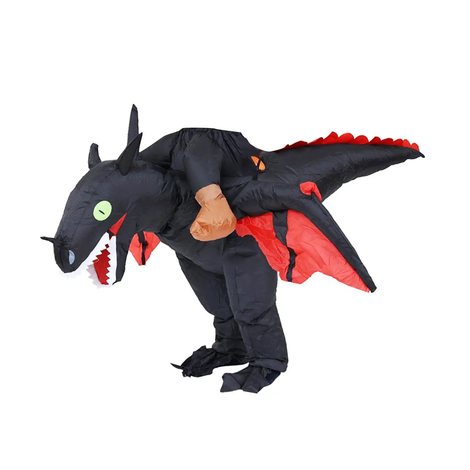 Inflatable Halloween Dragon Costume Dress up Suit with Air Blower Outfit for Festival Stage Performance Party Carnival Holiday Inflatable Halloween Dragon Costume Dress up Suit with Air Blower Outfit for Festival Stage Performance Party Carnival Holiday