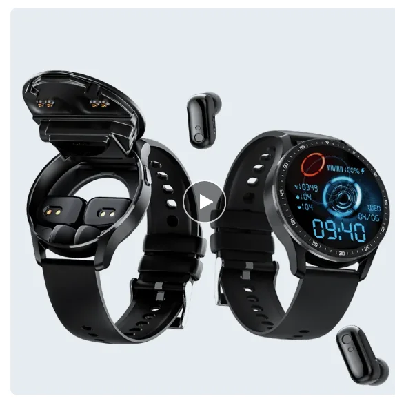 

A5 Headset Smart Watch TWS Two In One Wireless Bluetooth Dual Headset Call Health Blood Pressure Sport Music Smartwatch