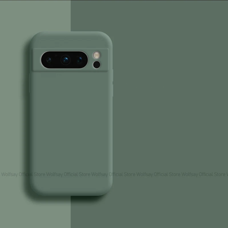 Shockproof Liquid Silicone Phone Back Cover in Matte Finish