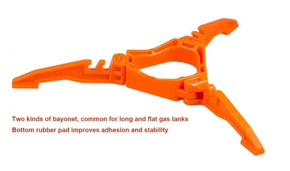 Outdoor Stove Gas Tank Bracket Gas Burner Camping Bottle Shelf Stand Tripod Folding Canister Stand Tilting Prevention Fold outdoor stove bracket