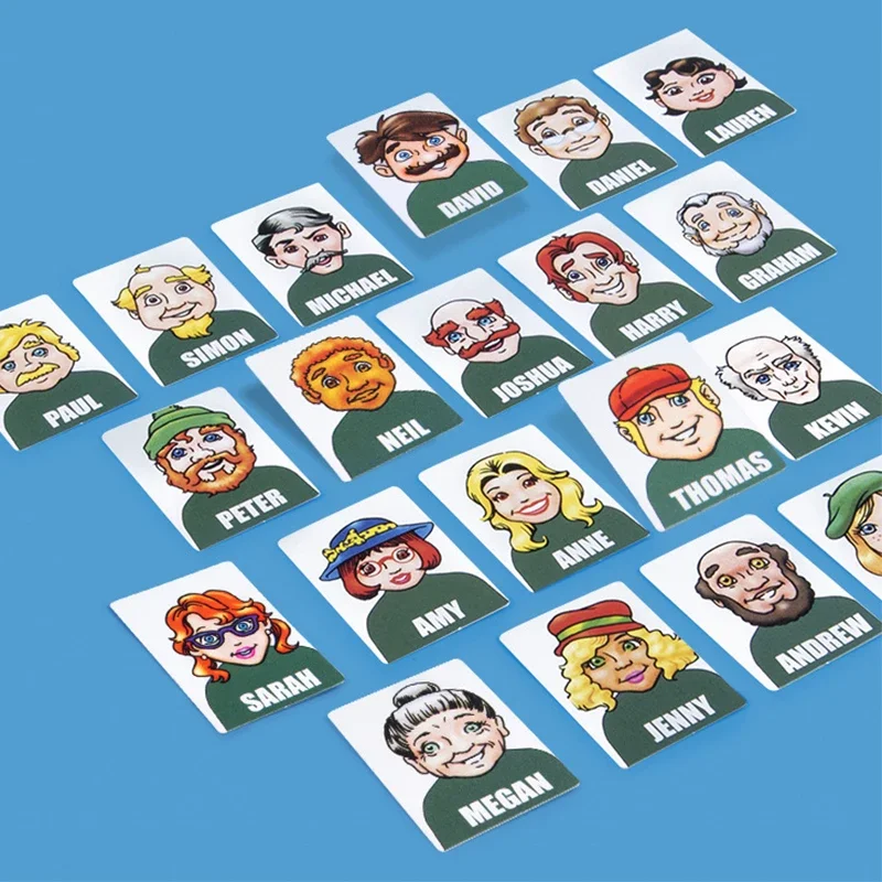 Party Games Toy Guess Who Is It Board Game Funny Party Family Memory Logical Reasoning Antistress Interactive Guessing  Kid Toy 4
