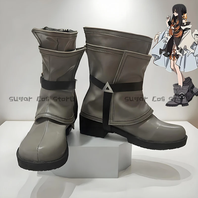 Gachiakuta Amo Empool Anime Cosplay Shoes Boots PU Leather Boots For ...