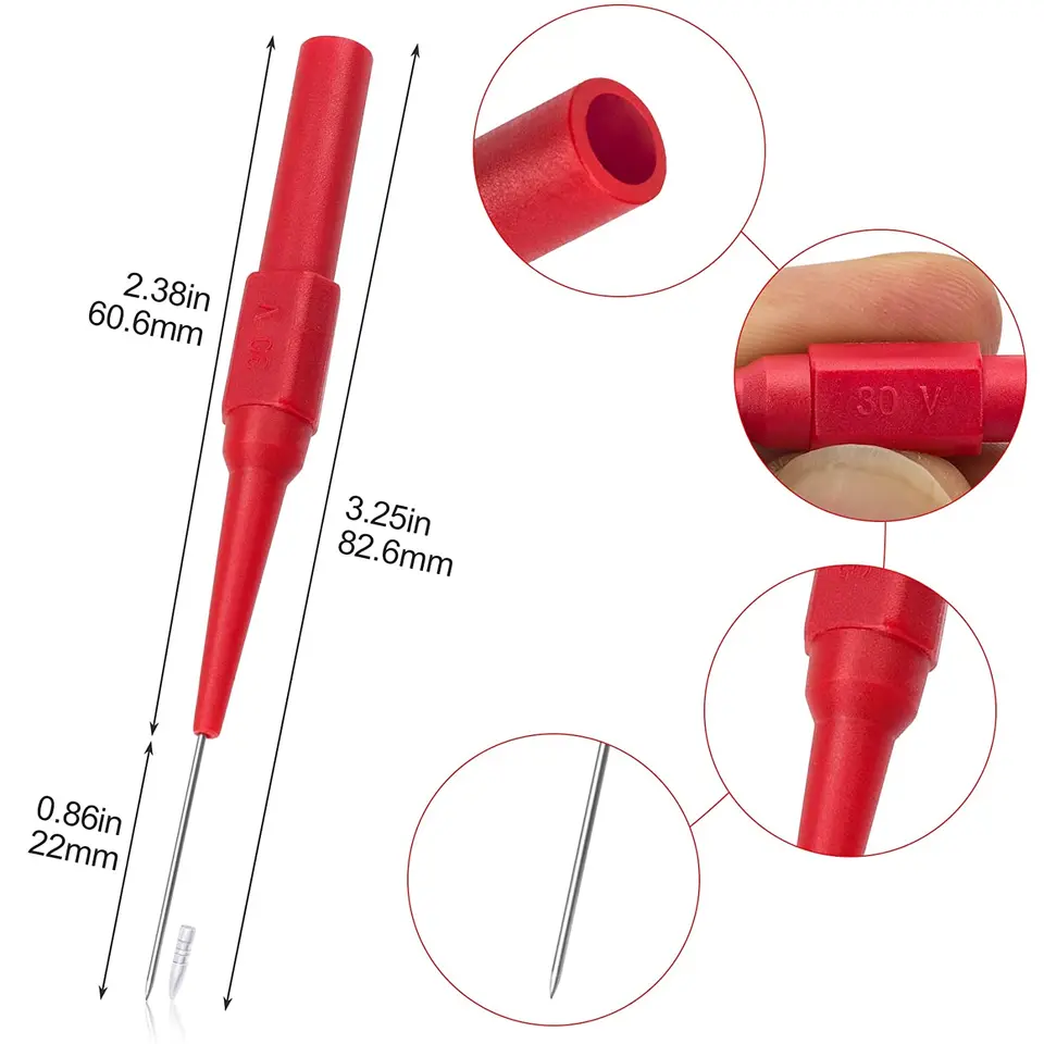 Broche D'isolation D'aiguille De Test De Multimètre J.30038